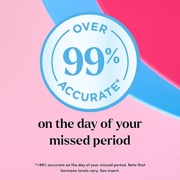 FIRST RESPONSE COMFORT CHECK PREGNANCY TEST, 8 COUNT, PINK & WHITE