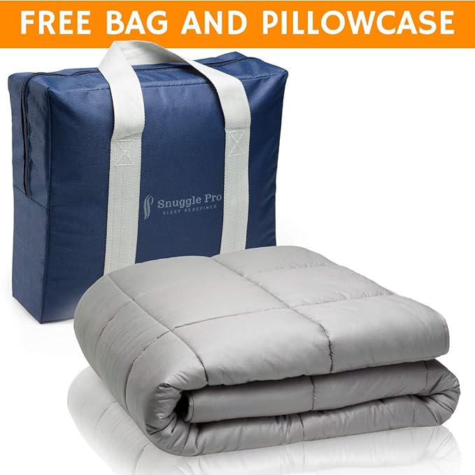 Amazon.com: Snuggle Pro Weighted Blanket Adult, 20 lbs Heavy Blanket