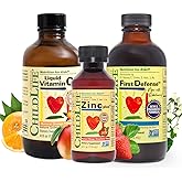 CHILDLIFE ESSENTIALS Immune Support 3-Pack - Liquid Vitamin C, First Defense, and Zinc - Immune Boosting Supplements for Infants, Toddlers, and Kids