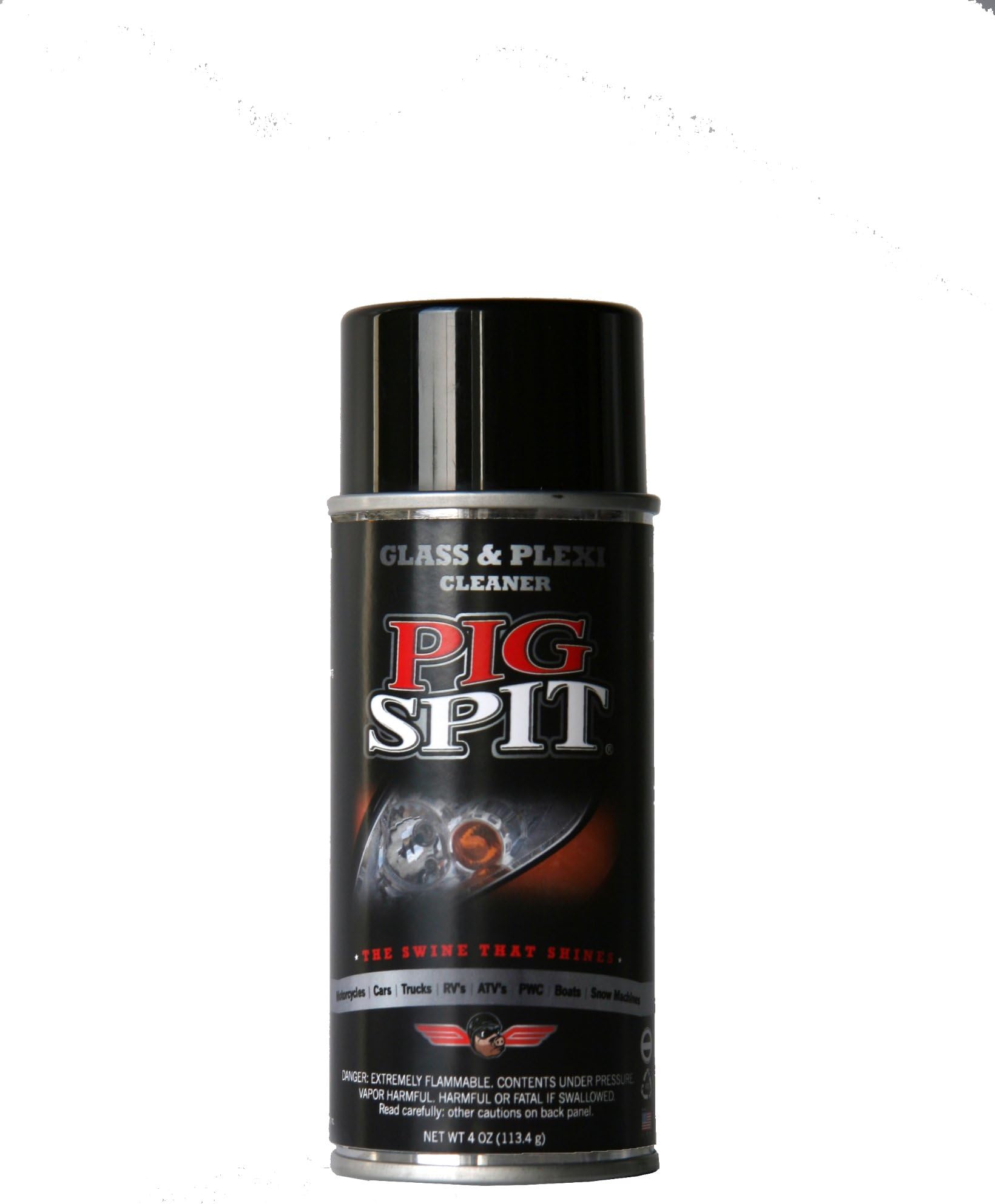 Pig Spit PSGP4 Black Glass and Plexi Cleaner - 4 oz.