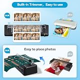 BAYGE A3 Laminator with Built-in Trimmer, Fast Warm-up, 33cm Cold/Hot view 4