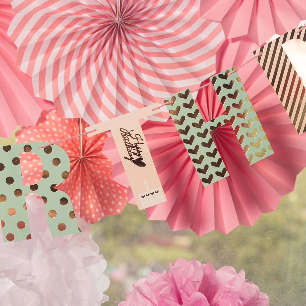 30 Fiori Di Carta Crespa Blu Per Decorazioni - Pompon Per Compleanni, Battesimi, Carnevale