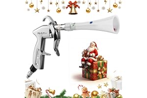 GOCCIDA Tornado Dry Cleaning Gun with Brass Adjustable Air Flow Nozzle,Air Blower Gun Quickly Blasts Dirt and Dust from Surface Works with Air Compressor