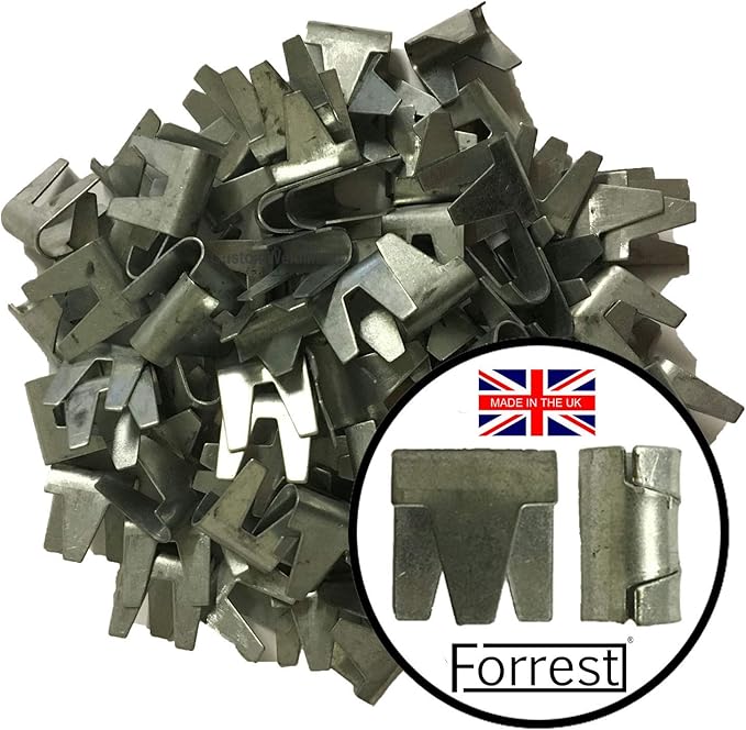 Wire mesh clips 180QTY Forrest® ideal for cage aviary repair fencing