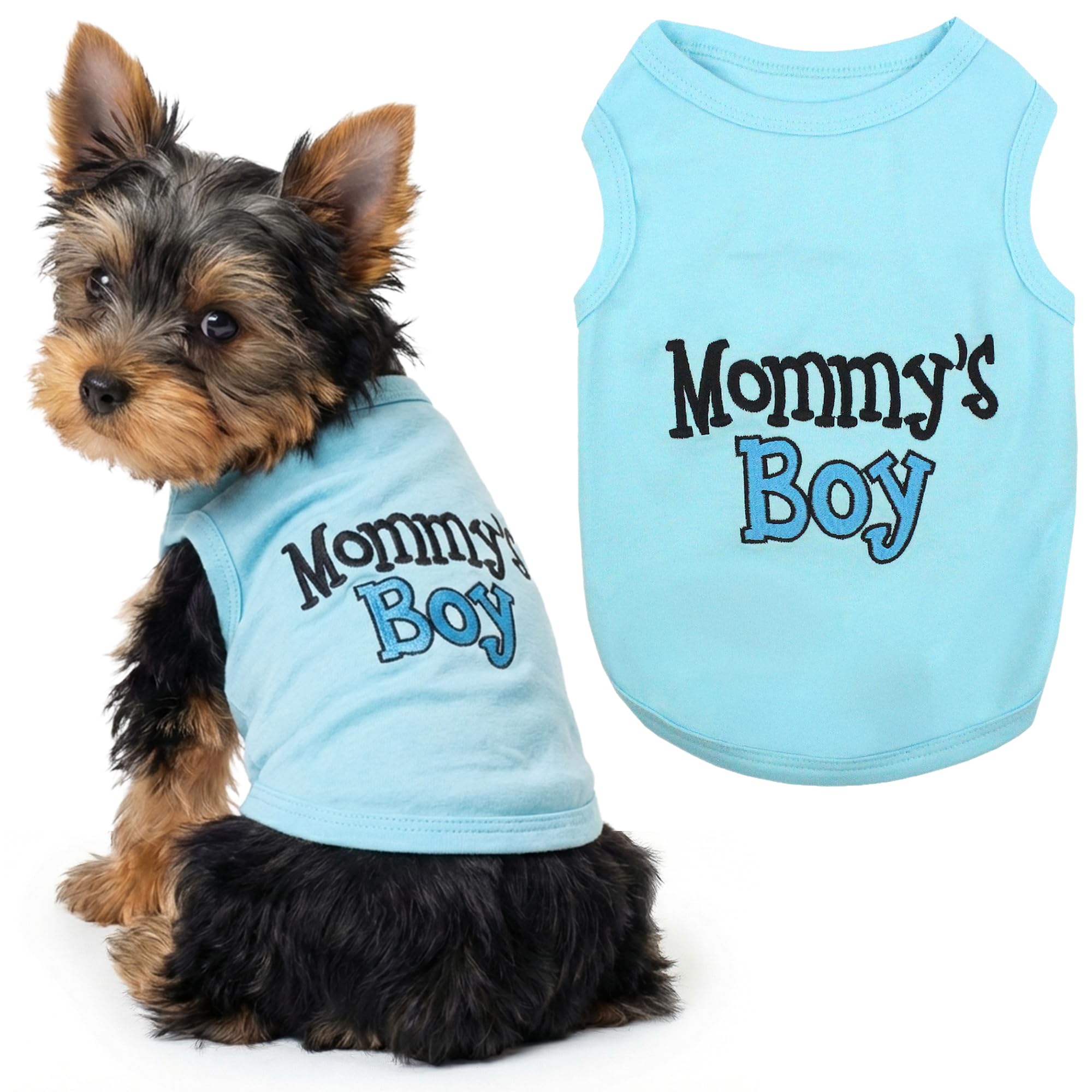 Parisian Pet Mommy's Boy T-Shirt, X-Small