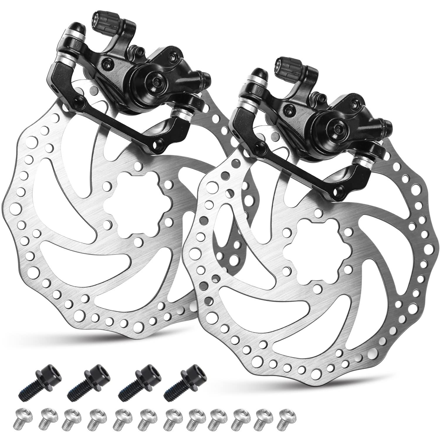 TOBWOLF 1 Pair MTB Front & Rear Cable Disc Brake