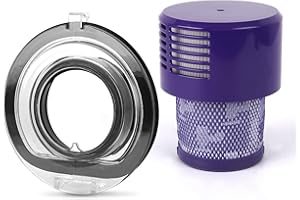 Canister Lid Replacement for Dyson V10 SV12 Vacuum Cleaner Dust Bin Lid Dust Bucket Cover with HEPA Filter