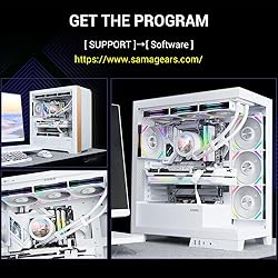 SAMA Q70 360mm AIO Liquid CPU Cooler with 2.8" IPS