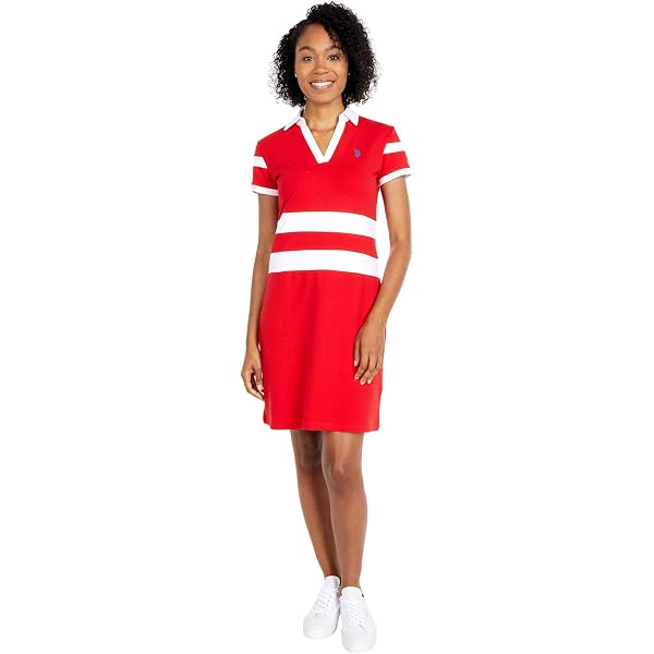 open lace back dress Hatley 3/4 Sleeve Nautical Stripe Dress in Navy – Country Club Prep main image 1