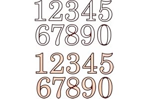 XMZZMX Arabic Numerals 0~9 Metal Cutting Dies for Card Making, Paper Embossing Die Cuts Kit Templates, Storage Pockets Supplies, Photo Frame Album DIY Scrapbooking Stencils Sets