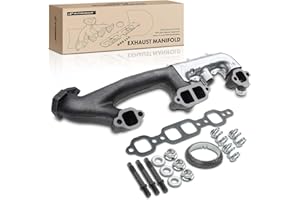 A-Premium Right Exhaust Manifold Kit W/Gasket, Studs, Nuts, Springs, Washers [5.0L 5.7L] Compatible with Chevy & GMC - C1500 