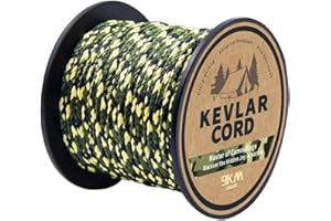 9KM DWLIFE Kevlar Cord Camo 150lb-31m/100ft
