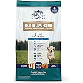 Natural Balance Health Protection Puppy Dry Dog Food – Whole Body Health, Easy on Digestion Dog Food Made with Chicken, Brown Rice & Pumpkin for Puppies - 12lbs.