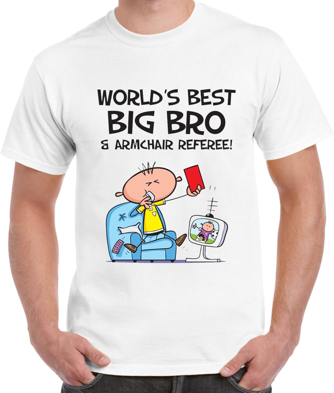 Worlds Best Big Brother Men's TShirt Amazon.co.uk Clothing