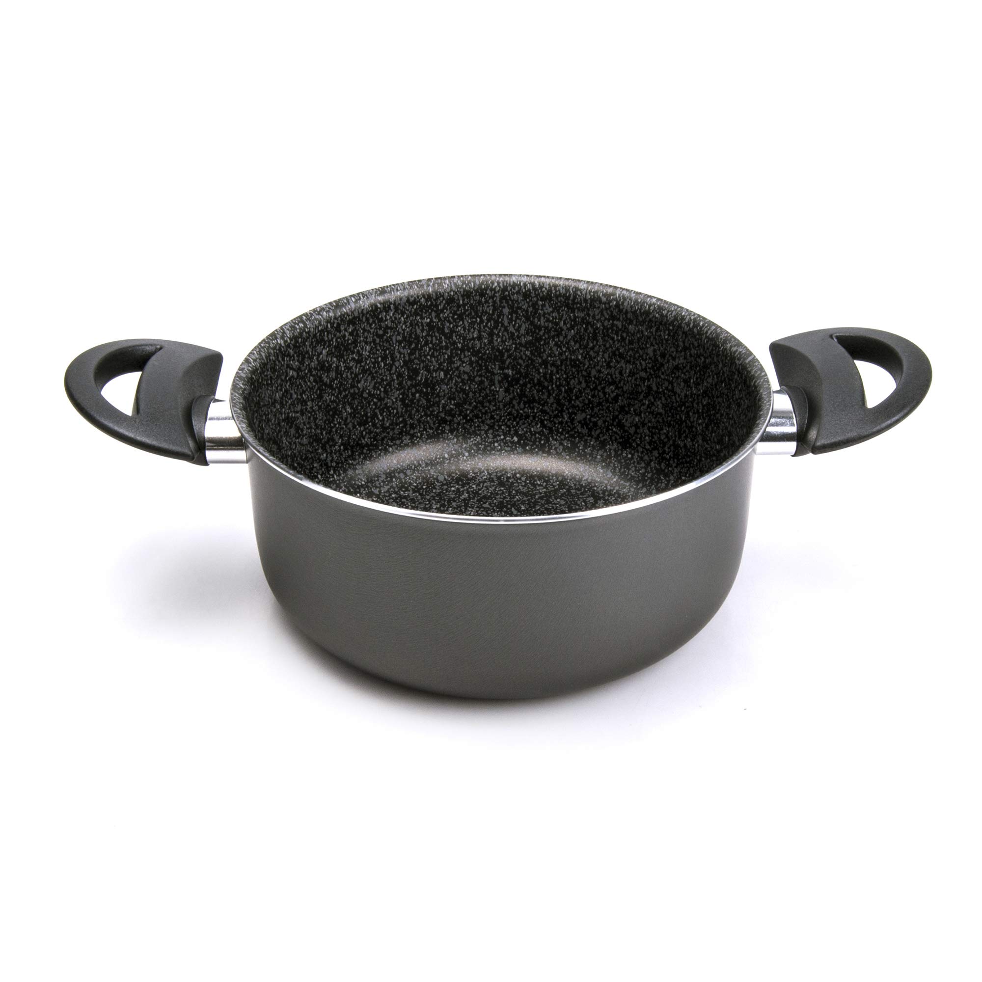 Alluflon Tradition Italy Casserole, Aluminium, black, 20 cm