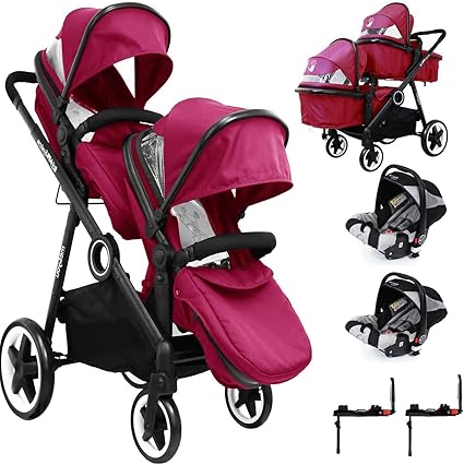 isafe twin pram