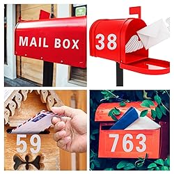 120 PCS Reflective Mailbox Number and Letters