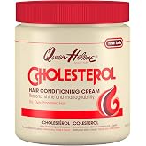 Queen Helene Cholesterol Hair Conditioning Cream &ndash; Deep Repair Treatment for Dry, Damaged &amp; Chemically Treated Hair | Moisture-Restoring Mask | 15 oz Jar
