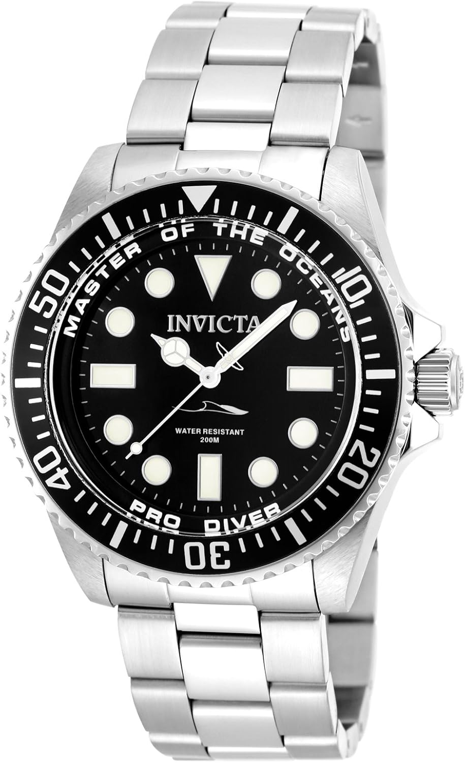 Invicta Men's 20119 Pro Diver Analog Display Swiss Quartz Silver Watch