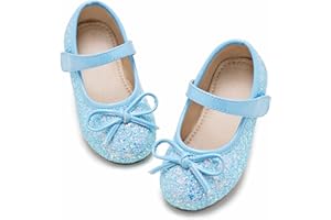 Otter MOMO Toddler/Little Girls Mary Jane Ballerina Flats Shoes Slip-on School Party Dress Shoes