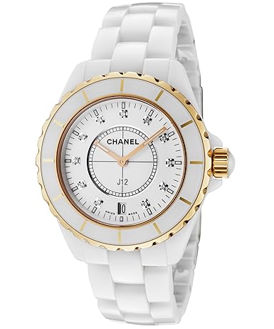 Chanel J12 White Ceramic Diamond Unisex Watch H2180.