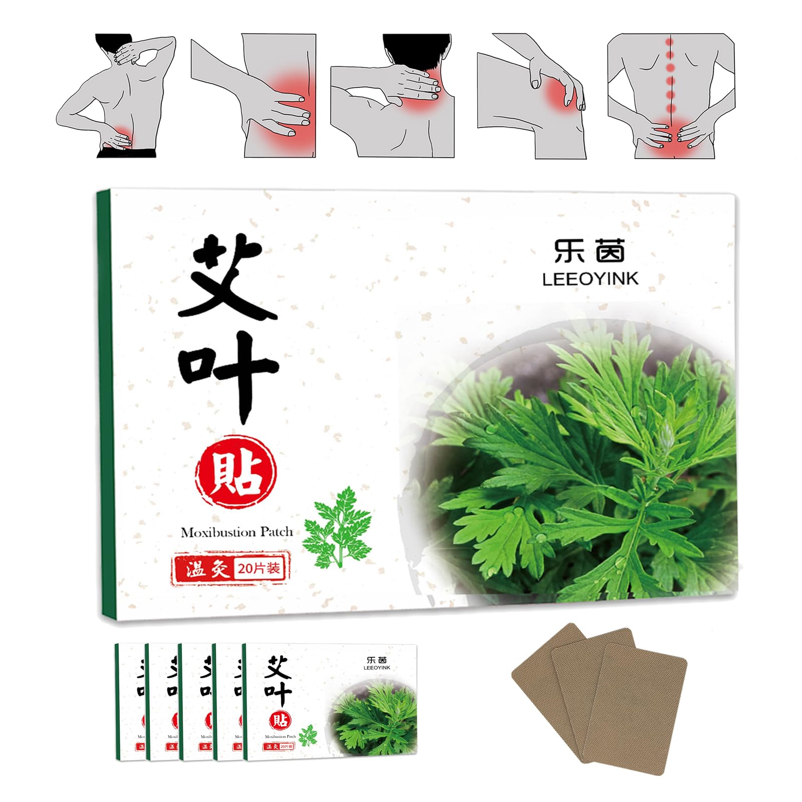 Photo 1 of (120pcs) Moxibustion Patches – Extra Value Moxa Stickers for Knee, Shoulder, Back & Joint Relief – Natural Herbal Heat Therapy with Mugwort, ???,10-Hour Long-Lasting Comfort