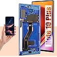 OLED Screen for Samsung Galaxy Note 10 Plus Screen Replacement for Samsung Note 10+ LCD Screen SM-N975U Touch Display Digitizer Assembly Repair Parts with Frame(with Fingerprint Function) (Blue)