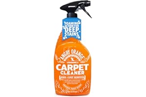 ANGRY ORANGE Foaming Carpet & Upholstery Cleaner for Dog Urine and Stains - Citrus - 24 oz