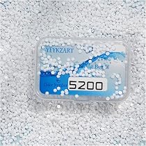 Carsilers Perles Carrées Broderie Diamant – 3500 Pièces DMC 452 Gris Coquille Moyen, Recharges Pour Diamond Painting