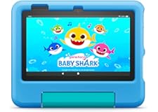 Amazon Fire 7 Kids tablet, ages 3-7. Top-selling 7" kids tablet on Amazon - 2022. Set time limits, age filters, educational g