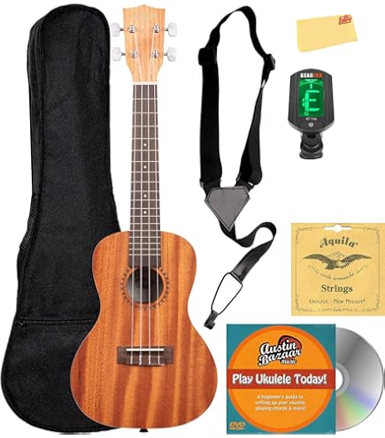 Amazon.com: Mahalo, 4-String Ukulele, Transparent Wine Red