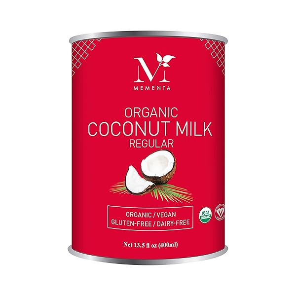 MEMENTA ORGANIC COCONUT MILK REGULAR, 18%, 13.5 FL OUNCE, 1 PACK