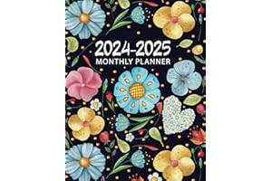 2024-2025 Monthly Planner: with Holidays and Inspirational Quotes (Two Years from January 2024 to December 2025)