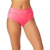 Women's Live In Color Convertible High Waist Shirred Swim Bottom
