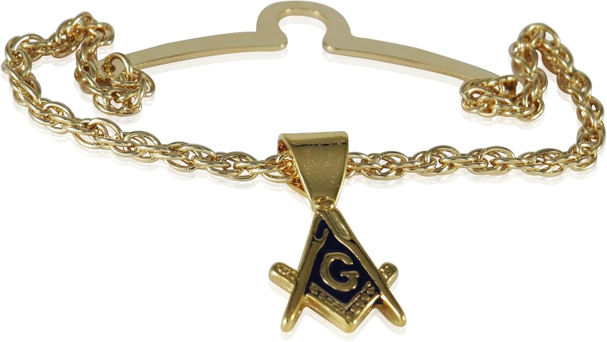 CuffDaddy Freemason Masonic Tie Chain with Presentation