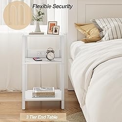 TUTOTAK Record Player Stand with Storage Up to 100
