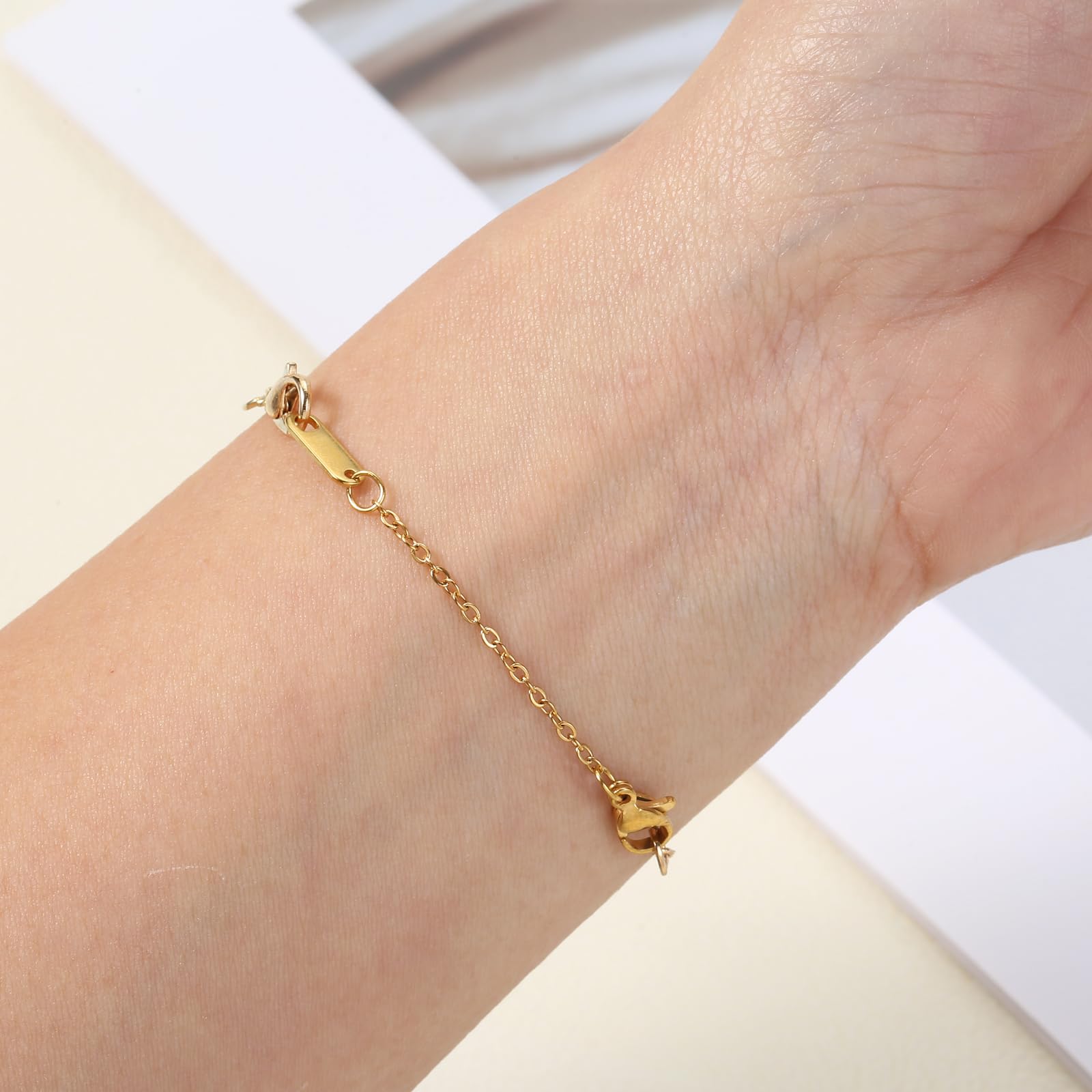 KOPOX 6 Pcs Gold and Silver Plated Necklace Extenders for Necklaces, 2