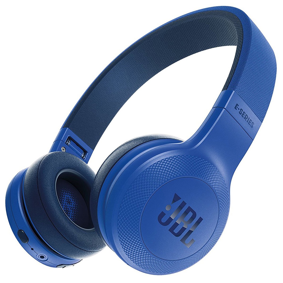 JBL E45 On-Ear Headphones, Foldable Bluetooth Headset with Ear Cups Sound Control and Detachable Cable, Blue