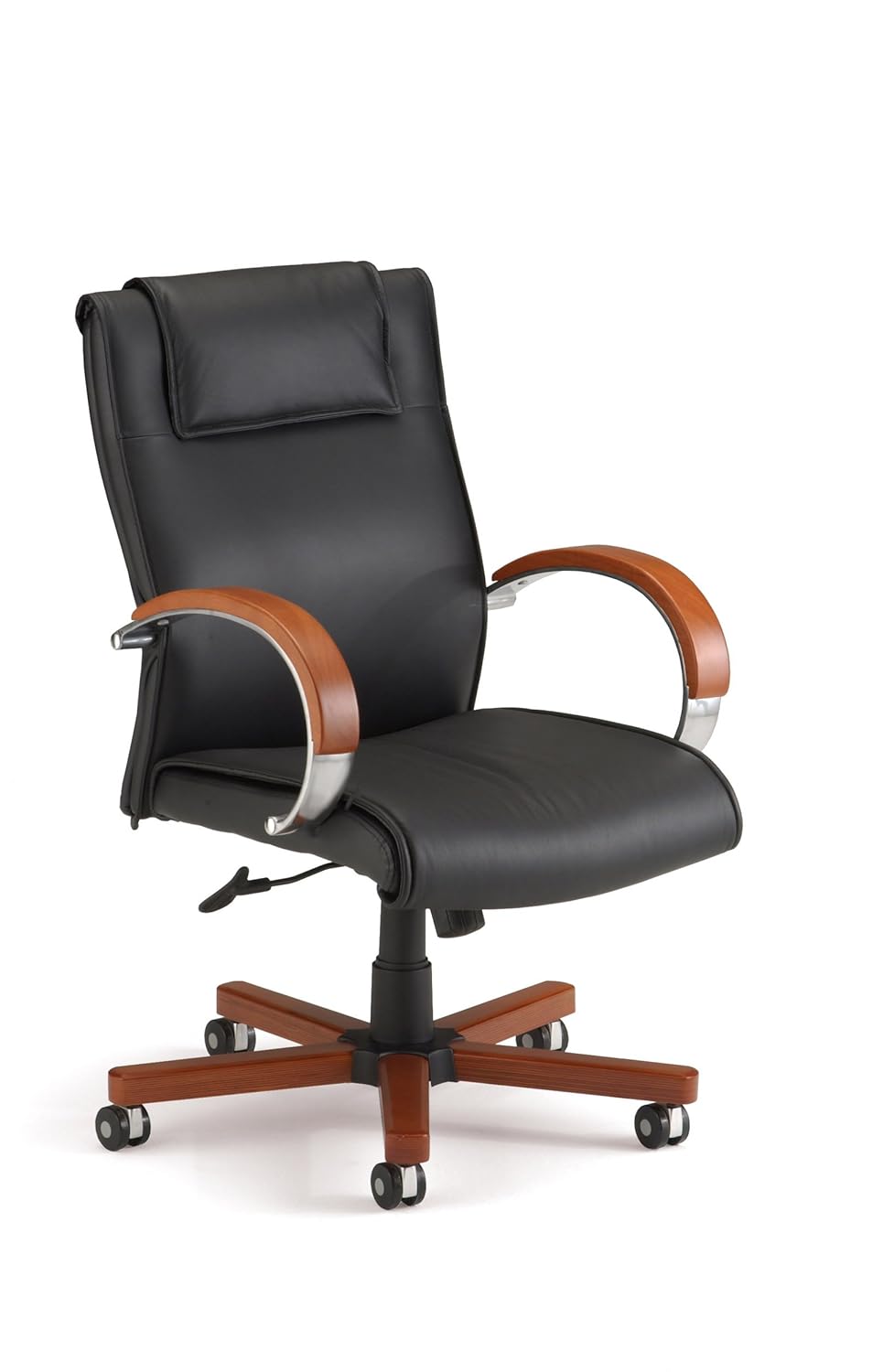 Amazon Com Ofm Apex Mid Back Executive Leather Chair Mid