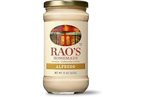 Rao's Homemade Alfredo Sauce 15 oz, Creamy Pasta Sauce, Premium Quality Blend of Parmesan & Romano Cheese, Cream and Butter