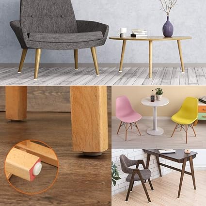 5mm Thick Floor Protectors For Chairs Sofa Table Desk Nail In