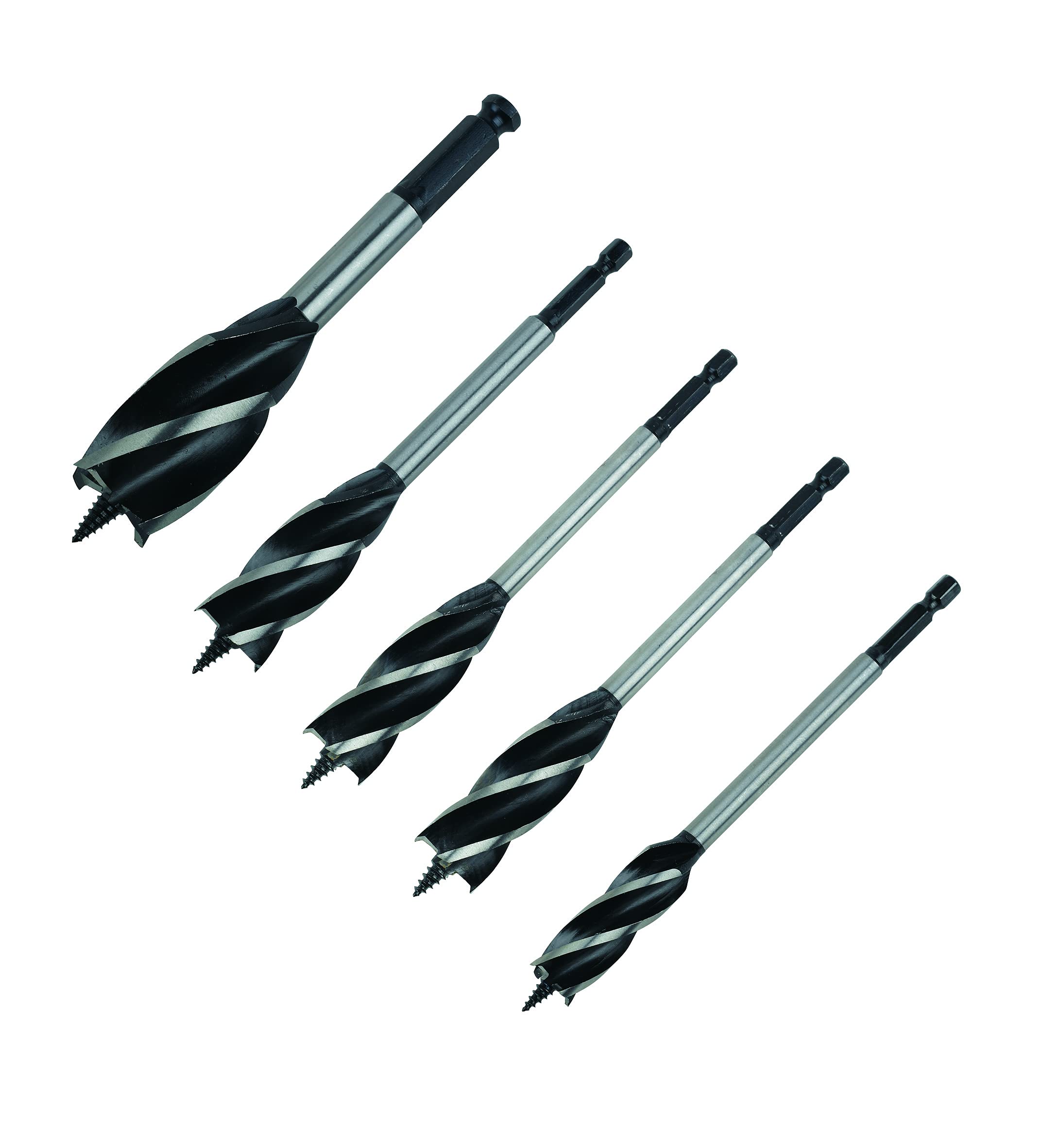 Disston 4 flute wood drill set