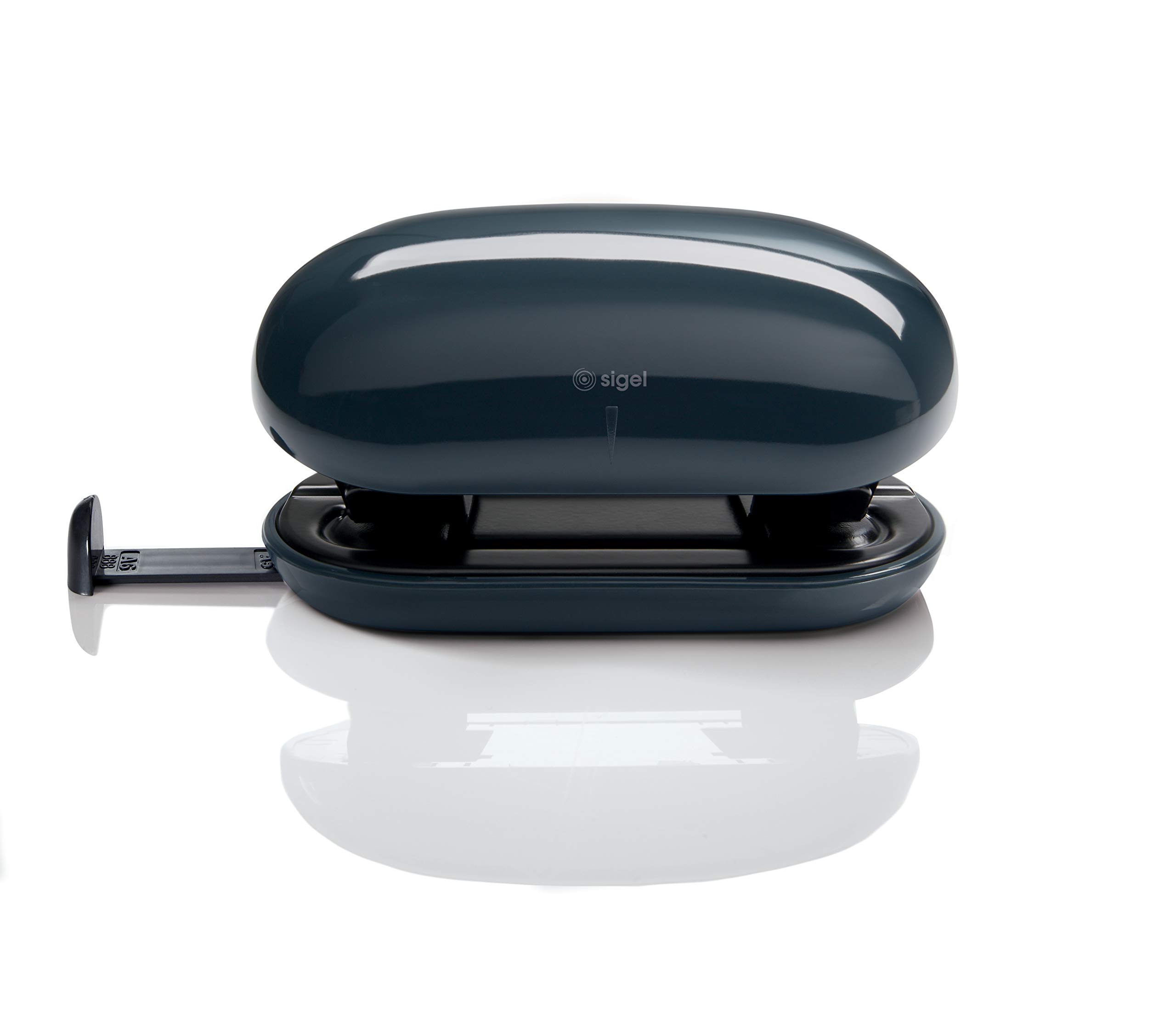 SIGEL SA163 Hole Puncher, 13.7 x 6.6 x 7 cm, Dark Grey