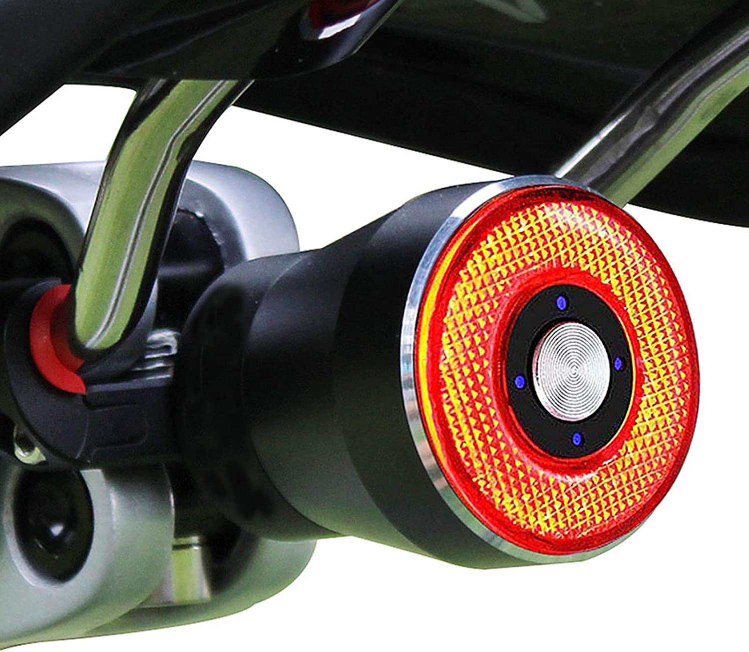 Linunity Bicycle Smart Tail Light, Brake-Activated Rear Light, Auto On/Off, All Aluminium, Waterproof, Usb Rechargeable, Cycling Safety Accessories （EU Appearance Patents）