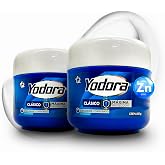 PACK OF 2-60gr Yahve - Yodora Cl&aacute;sico Cream Deodorant &ndash;Gentle Formula for Sensitive Skin &ndash; Hydrating and Vegan Deodorant &ndash; 24-Hour Protection &ndash; Two-pack for long-lasting freshness 60 gr.