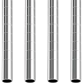 Metro 54UP Metro Site Select Chrome Plated Steel Mobile Post, 1" Diameter x 54-9/16" Height (Pack of 4)