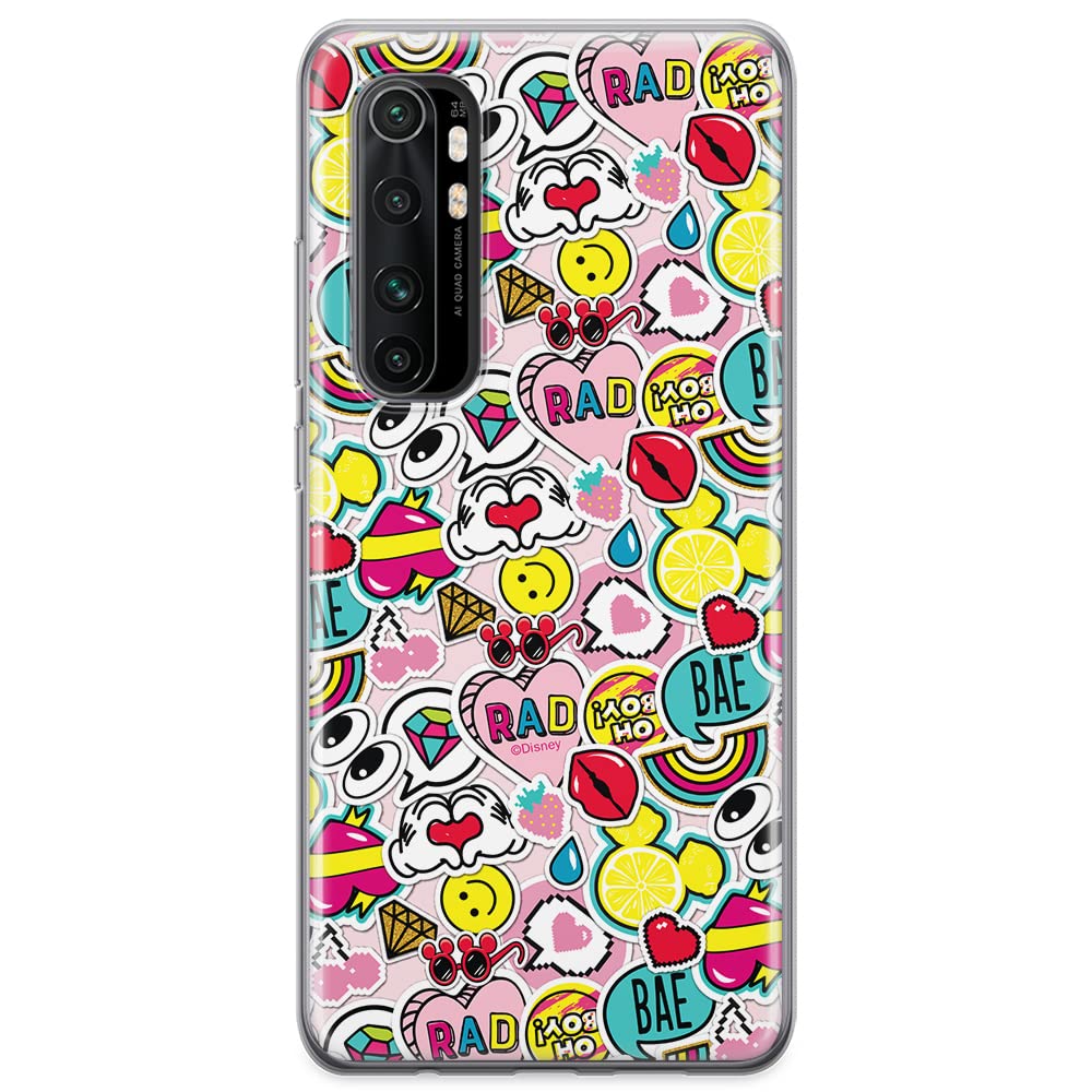 ERT GROUP mobile phone case for Xiaomi MI NOTE 10 Lite original and officially Licensed Disney pattern Mickey & Minnie 014 optimally adapted to the shape of the mobile phone, case made of TPU