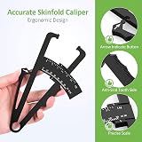 Body Fat Calipers with Chart – Fat Measure Clip + Percentage Tool view 5