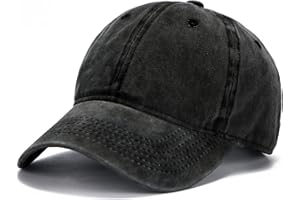 Edoneery Men Women Baseball Cap-Low Profile Adjustable Washed Cotton Golf Dad Hat