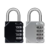 BTSYBTS 2 Pack Combination Lock 4 Digit, Settable
